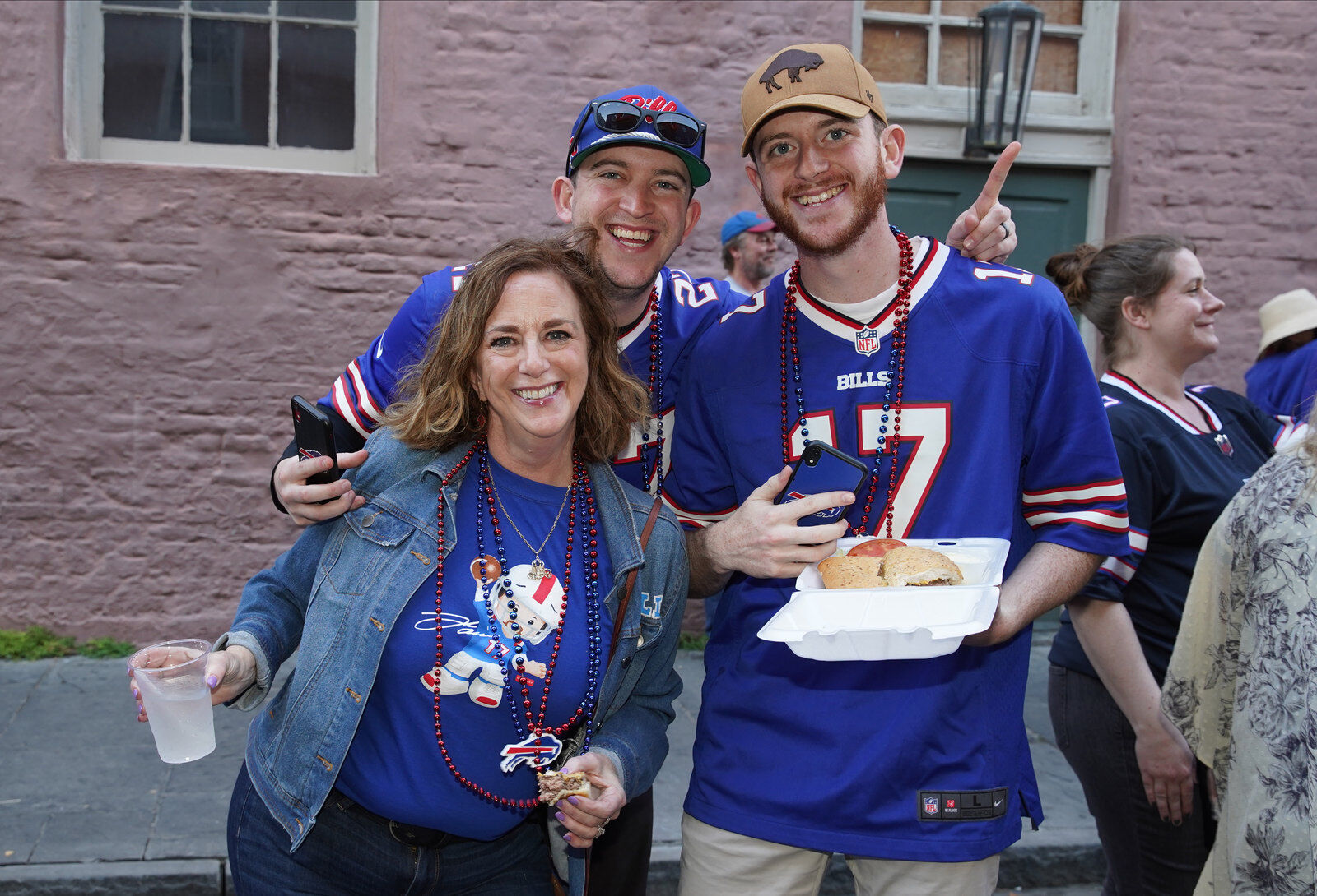 Buffalo Bills packers of NOLA Takeover Parade